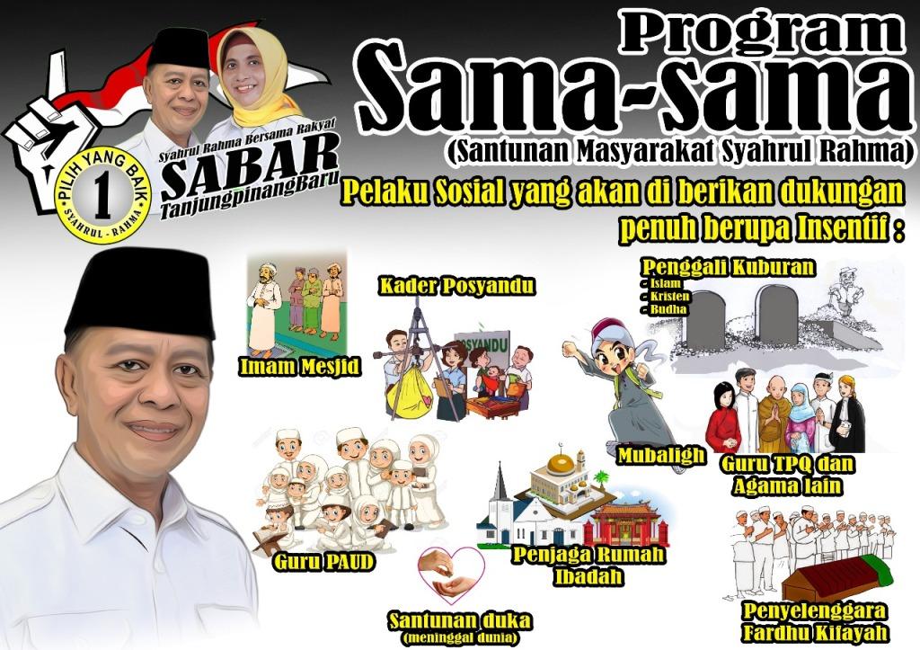 Melalui Program "SAMA-SAMA”, Paslon SABAR Berencana Anggarkan Dana Duka dan Insentif Pekerja Sosial 